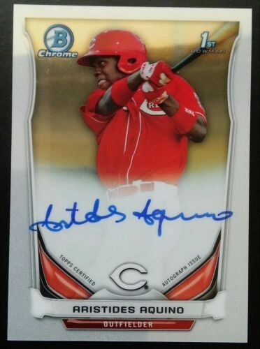 Aristides Aquino Topps Inception 直筆サイン 2020 Topps Inception - Aristides Aquino #IAP-AAQ for sale | eBay
